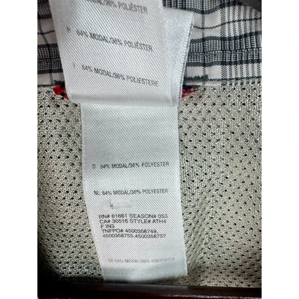 The North Face Plaid Button‎ Up Shirt Long Sleeve Vented Back Size Medium